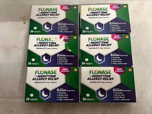 lot 94 image: 6 Boxes of Flonase Nighttime Allergy Relief