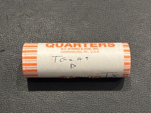 Roll of Uncirculated State Quarters Texas