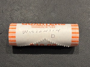 Roll of Uncirculated State Quarters Wisconsin
