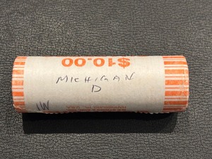 Roll of Uncirculated State Quarters Michigan