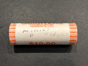 Roll of Uncirculated State Quarters Missouri