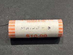 Roll of Uncirculated State Quarters Maine