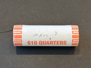 Roll of Uncirculated State Quarters Massachusetts