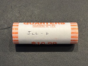 Roll of Uncirculated State Quarters Illinois