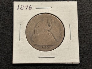 1876 Liberty Seated Half Dollar