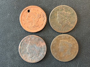 Coronet Head and Braided Hair Cents