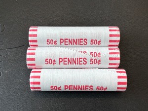 Rolls of Lincoln Wheat Cents
