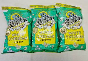 3x 5oz Bags Be Happy Popcorn-White Cheddar