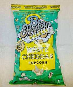 3x 5oz Bags Be Happy Popcorn-White Cheddar