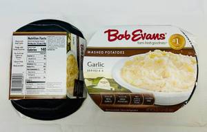 C. 2x 1lb 8oz Bob Evans Mashed Potatoes-Garlic