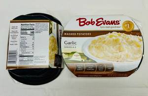 C. 2x 1lb 8oz Bob Evans Mashed Potatoes-Garlic