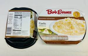 C. 2x 1lb 8oz Bob Evans Mashed Potatoes-Garlic