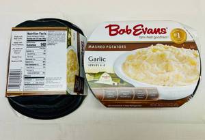 C. 2x 1lb 8oz Bob Evans Mashed Potatoes-Garlic