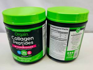 MM. 2x Orgain Organic Collagen Peptides-Unflavored