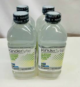 4x 1.1qt Kinderlyte Electrolyte Solution-Lemon Lime