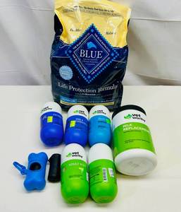 Vet Worthy Supplements, Blue Buffalo Dog Food, Dog Bags