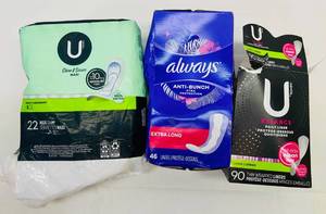 Variety of Feminine Products