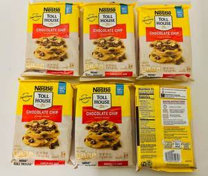 CC. 6x 16.5oz(24cookies) Nestle Toll House Chocolate Chip Cookies