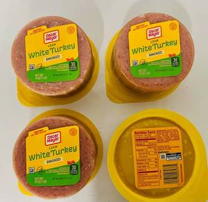 BB. 4x 1lb Oscar Meyer Lean Smoked White Turkey