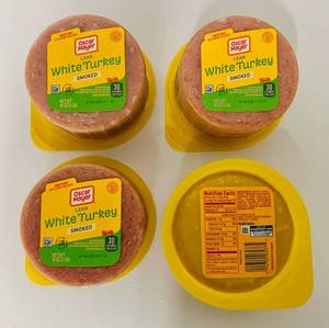 BB. 4x 1lb Oscar Meyer Lean Smoked White Turkey