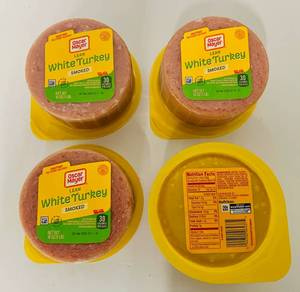 BB. 4x 1lb Oscar Meyer Lean Smoked White Turkey
