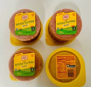 BB. 4x 1lb Oscar Meyer Lean Smoked White Turkey