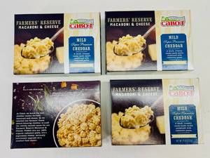 4x 11oz Cabot Farmers Reserve Mac & Cheese