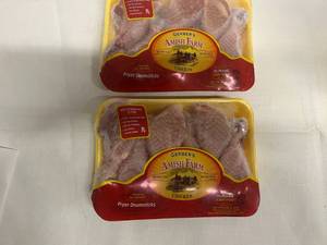 F. 3x Chicken Drumsticks Avg Wt 1.75lbs