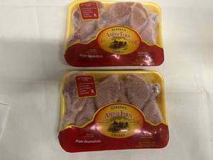 F. 3x Chicken Drumsticks Avg Wt 1.75lbs