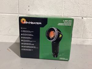 lot 506 image: Mr. Heater F242010 4,000 BTU Portable Radiant Propane Golf Cart Heater