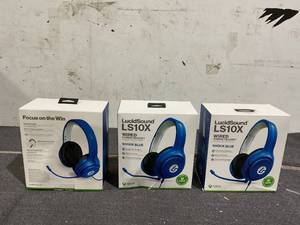 lot 119 image: LOT OF 3 LucidSound LS10X Wired Gaming Headset for Xbox Series XS