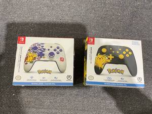 lot 131 image: LOT OF 2 PowerA Enhanced Wireless Controller for Nintendo Switch - Pokmon