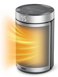 lot 514 image: LOT OF 2 Dreo Space Heaters for Inside, Portable Electric Heater for Home with Thermostat
