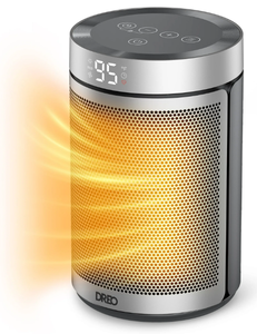 lot 521 image: LOT OF 2 Dreo Space Heaters for Inside, Portable Electric Heater for Home with Thermostat