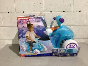 lot 535 image: 6V Huffy Disney Frozen Electric Ride-On Quad, Ages 1.5, Bubbles