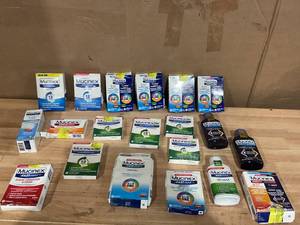 lot 407 image: LOT OF Miscellaneous Mucinex Medicine