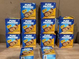 lot 419 image: LOT 12 Pure Protein Bars, Chocolate Peanut Butter, 20g Protein, Gluten Free, 1.76 oz, 12 Ct