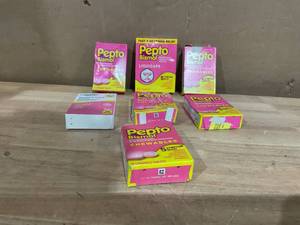 lot 428 image: LOT OF 7 Pepto Bismol Medicine
