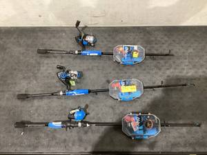 lot 621 image: LOT OF 3 Miscellaneous Fishing Rods