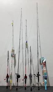 lot 631 image: LOT OF 7 Miscellaneous Fishing Rods
