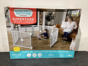 lot 649 image: Toddleroo by North States Superyard Explorer Baby Play Yard