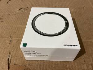 lot 7 image: Ultrahuman Ring AIR Size 7 - Worlds Lightest Sleep-Tracking Wearable - Air Gold