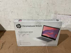 lot 15 image: HP 14 Inch HD Chromebook Laptop Intel Processor N200 4GB RAM 128GB