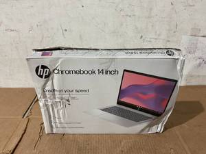 lot 18 image: HP 14 Inch HD Chromebook Laptop Intel Processor N200 4GB RAM 128GB