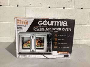lot 588 image: Gourmia 6-Slice Digital Toaster Oven Air Fryer, with 18 One-Touch Presets & Temp Probe