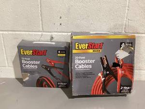lot 594 image: LOT OF 2 EverStart Maxx Professional Grade Booster Cables