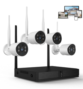 lot 27 image: 4PCS TOPVISION Wired Security Camera System, 8CH 3MP NVR, 1080P Surveillance Cameras with Color Night Vision, IP66 Waterproof, IndoorOutdoor