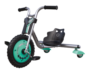 lot 453 image: Razor RipRider 360 Mini - Teal, 360 Degrees Caster Tricycle, Easy Drifting, for Child Ages 3
