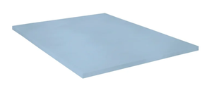 lot 653 image: Full Size Mainstays 2 Memory Foam Mattress Topper