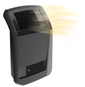 lot 666 image: Lasko 1500W Cyclonic Ceramic Console Electric Space Heater with Timer, CC24925